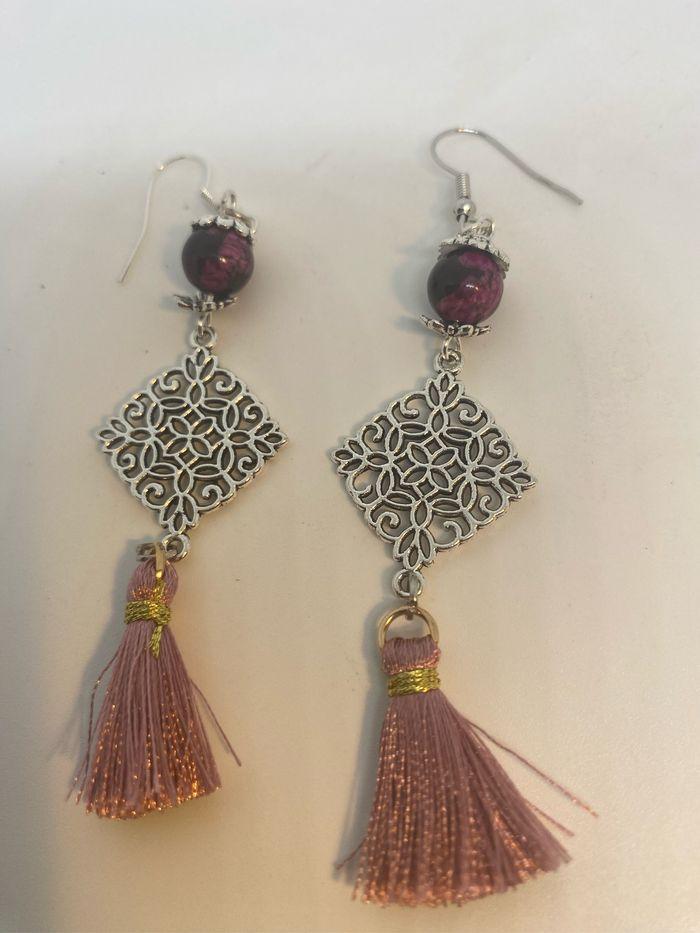 Boucles d’oreilles bohèmes - photo numéro 1