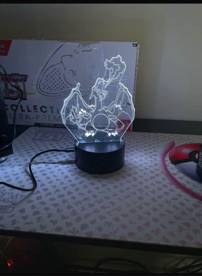 Lampe dracaufeu 3D neuve - photo numéro 3