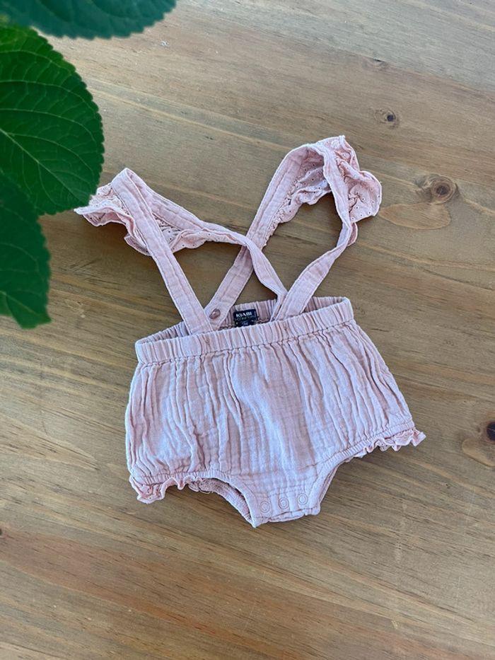 Salopette short bébé rose Kiabi - photo numéro 1