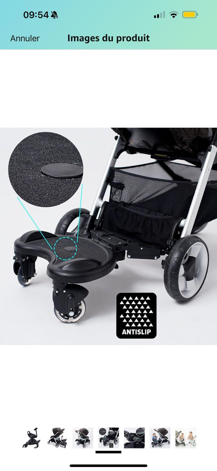 Scooter et siège Olmitos noir - Universel et adaptable à toutes les chaises - Facile à assembler - Avec option siège - photo numéro 2