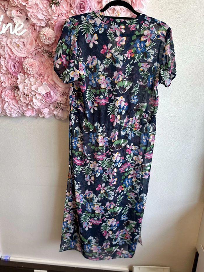 Robe de plage taille 38 en viscose fleurie Esprit - photo numéro 5