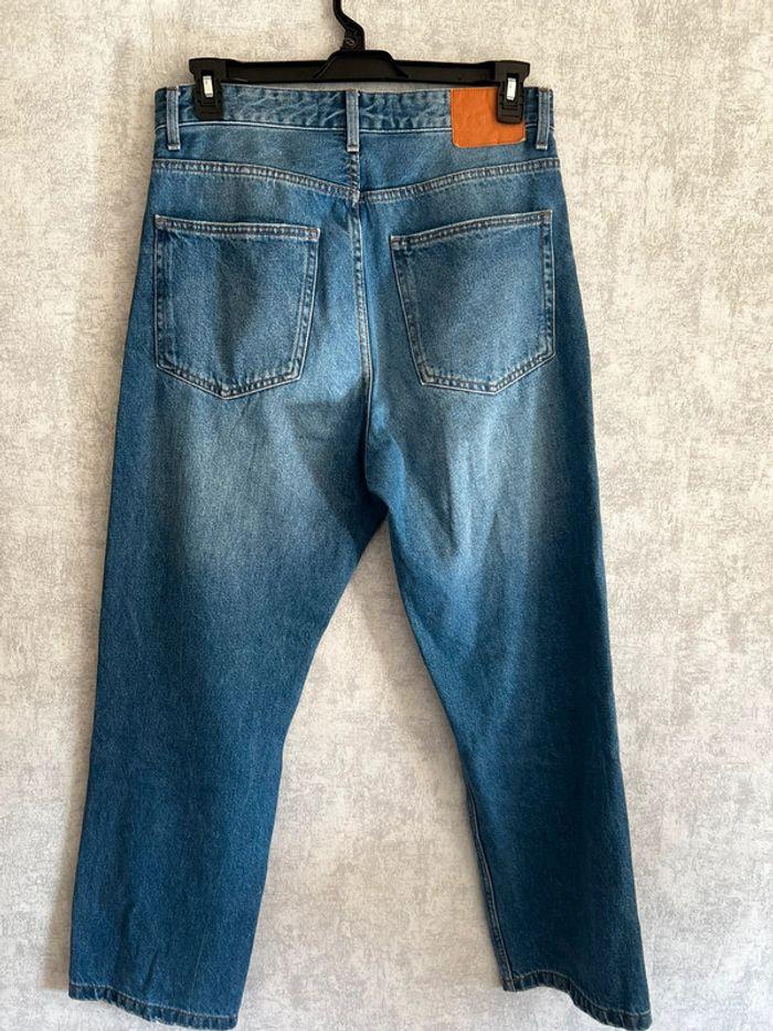 Jean baggy bleu foncé Bershka Taille 40 - photo numéro 4