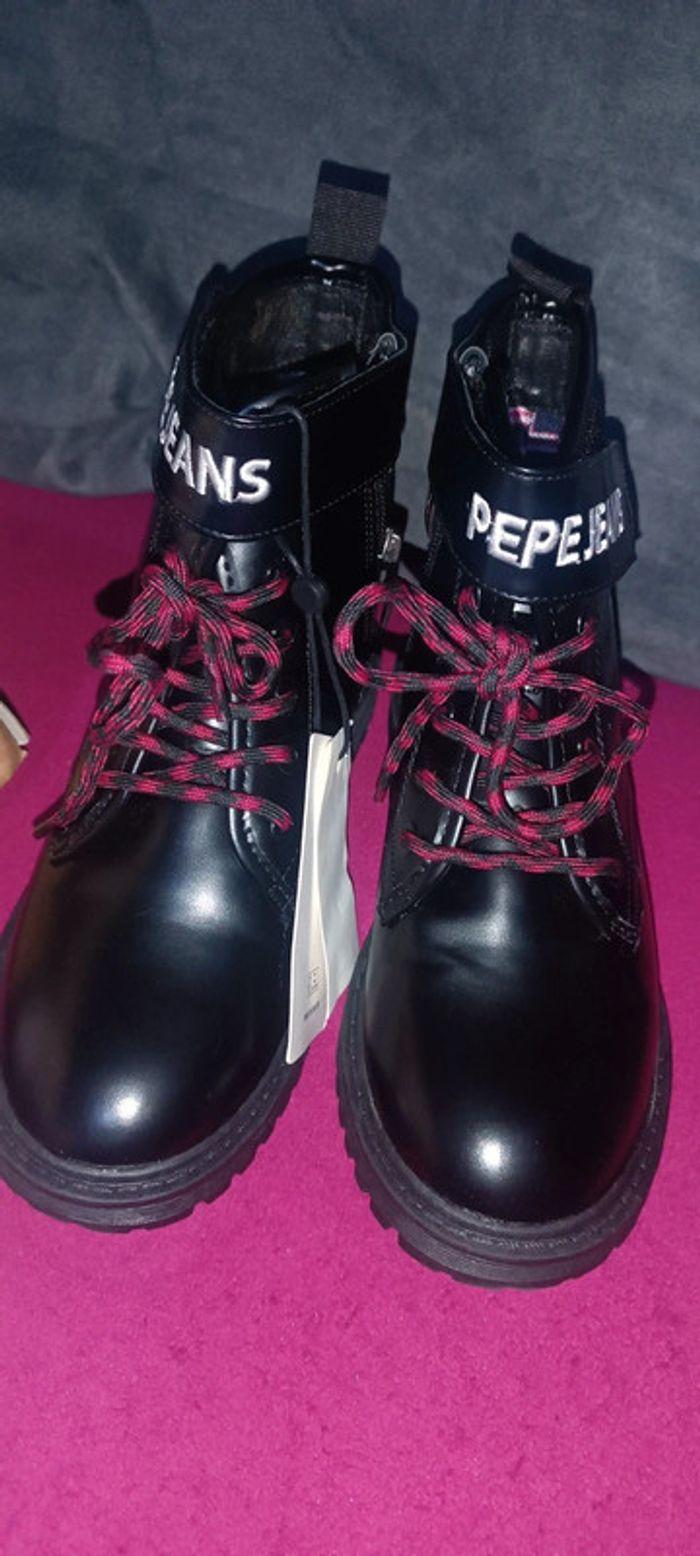 Bottines noires Pepe jeans - photo numéro 4