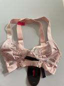 Soutien gorge rose pale lilac, taille 70A, hunkemoller, neuf, valeur 35€