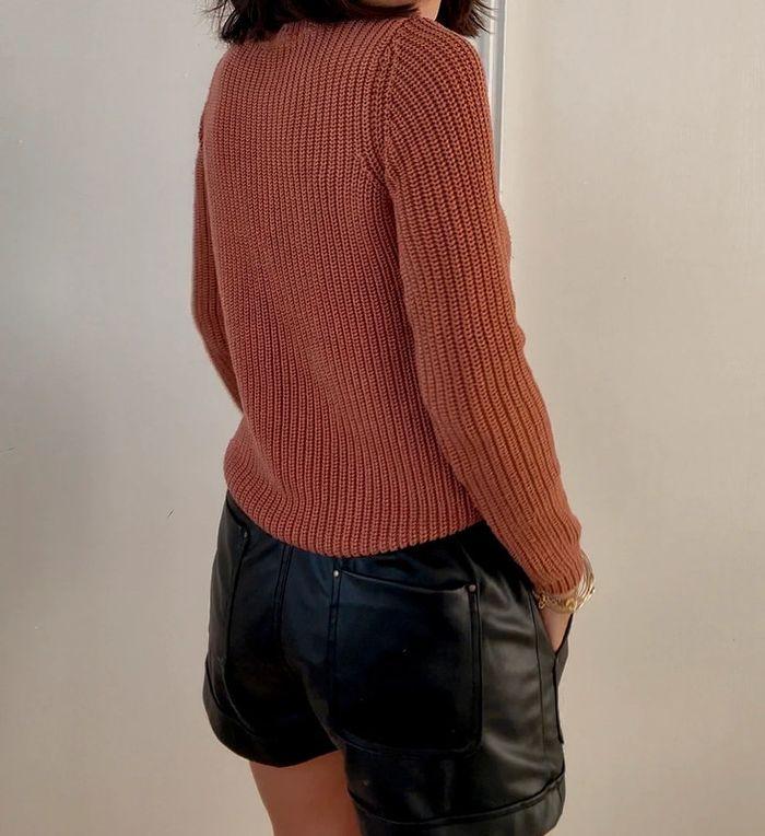 Pull rose orangé taille S - vero moda - très bon état - photo numéro 4