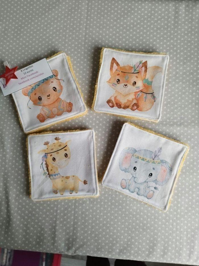 Lingettes bébé/ lot de 8 lingettes bébé