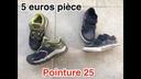 Paire de baskets taille 25 en bon etat