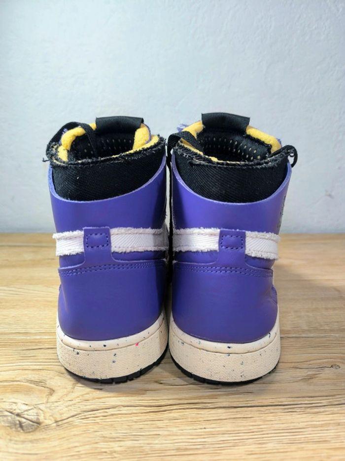 Baskets Jordan high zoom comfort violette pointure 43 décoloré bon état - photo numéro 6