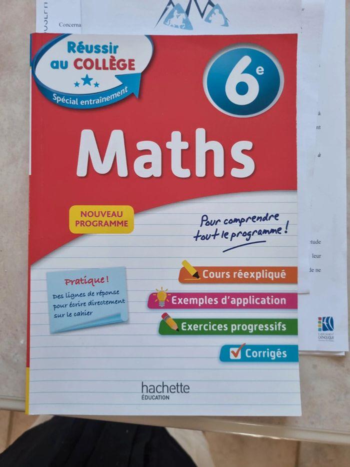 Maths 6e - photo numéro 1