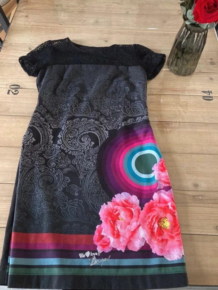 Robe noire desigual taille L - photo numéro 1