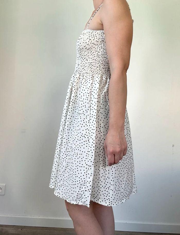 Robe été blanche à pois taille 36 💖 - photo numéro 4