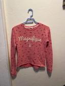 Pull fille 12 ans rose