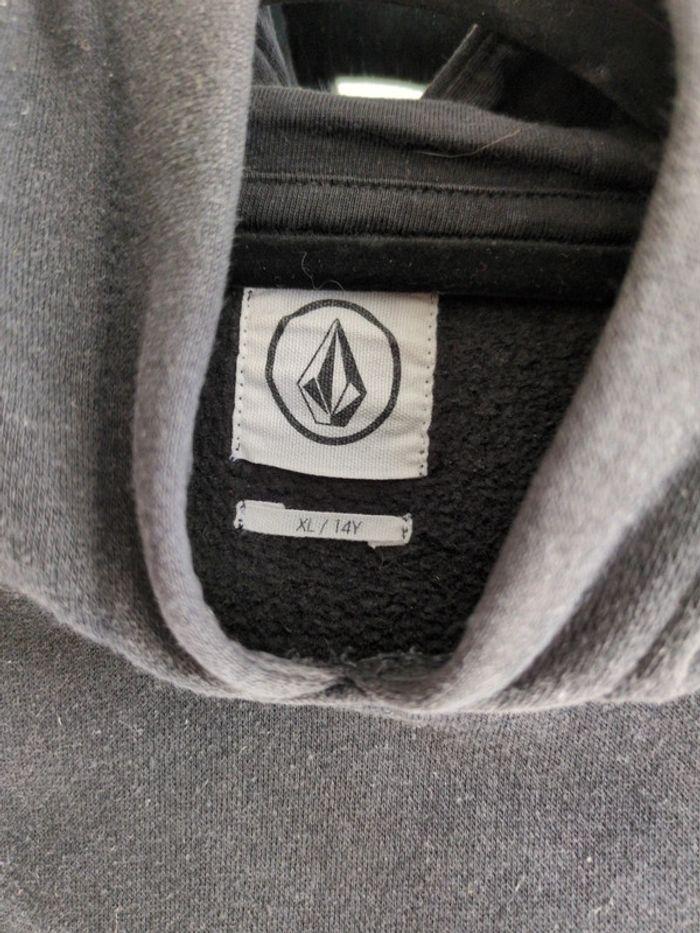 Hoodie sweat capuche noir Volcom 14 ans - photo numéro 15