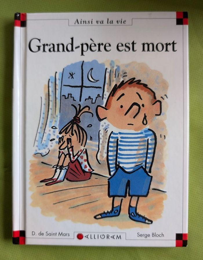 Livre enfant, Livre Max et Lili "Grand-Père est mort" -  "Ainsi va la vie N° 19"