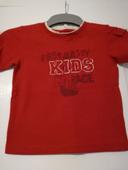 Tee-shirt rouge 4 ans