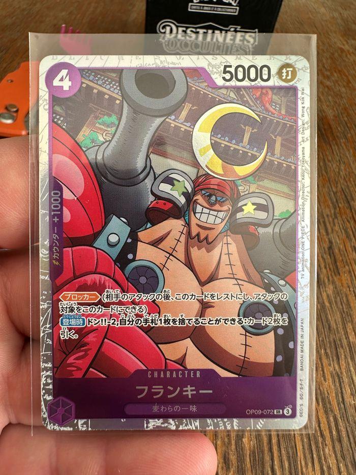 Carte japonaise One Piece Franky SR OP09-072 - photo numéro 1