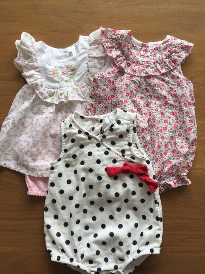 Lot de 3 robe 6mois - photo numéro 1