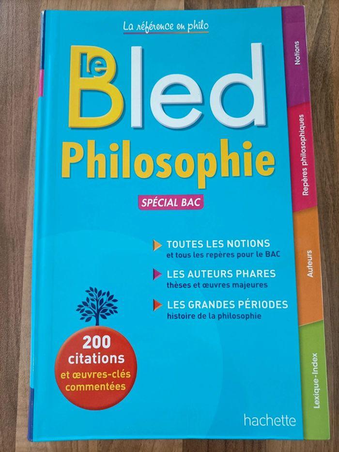 Bled  bac de philosophie terminale - photo numéro 1