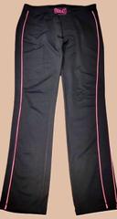 Jogging polyester droit noir/rose, Everlast t.m