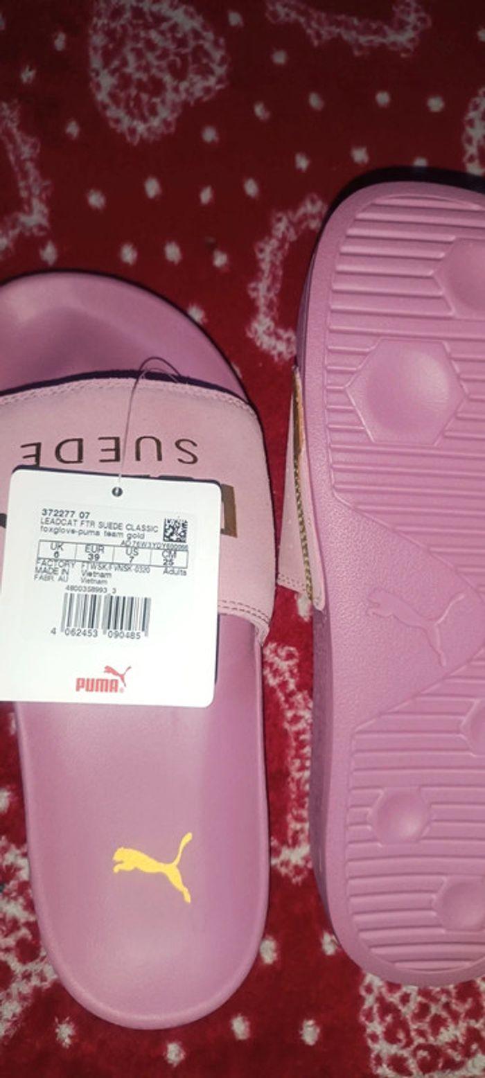 Mules rose lilas puma - photo numéro 4