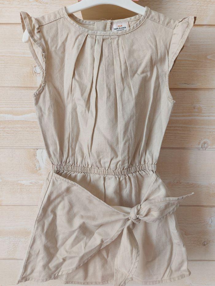 Robe courte beige 3 ans