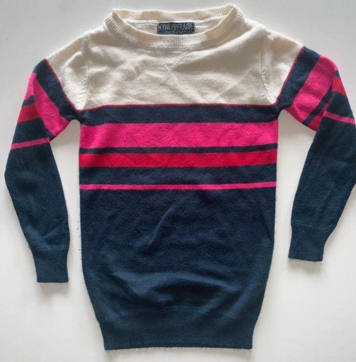 Pull Vinyl fraise 5ans chaud et doux