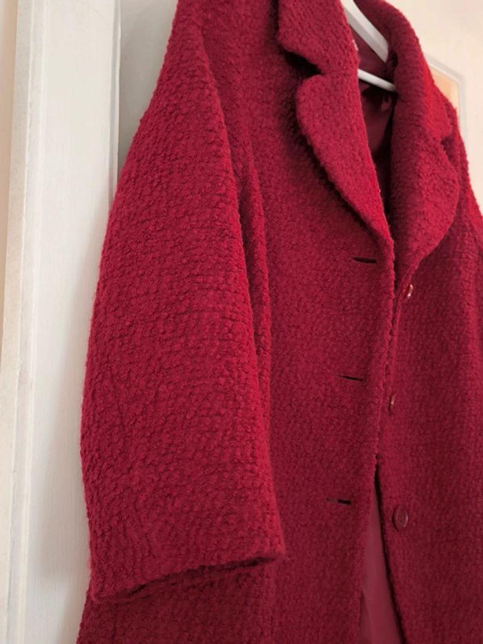 🤎 Manteau caban Damart bouclette vintage Bordeaux rosé 36/38 🤎 - photo numéro 11