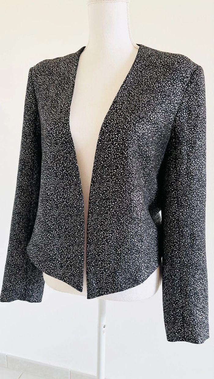 Blazer mim noir et argent - photo numéro 2