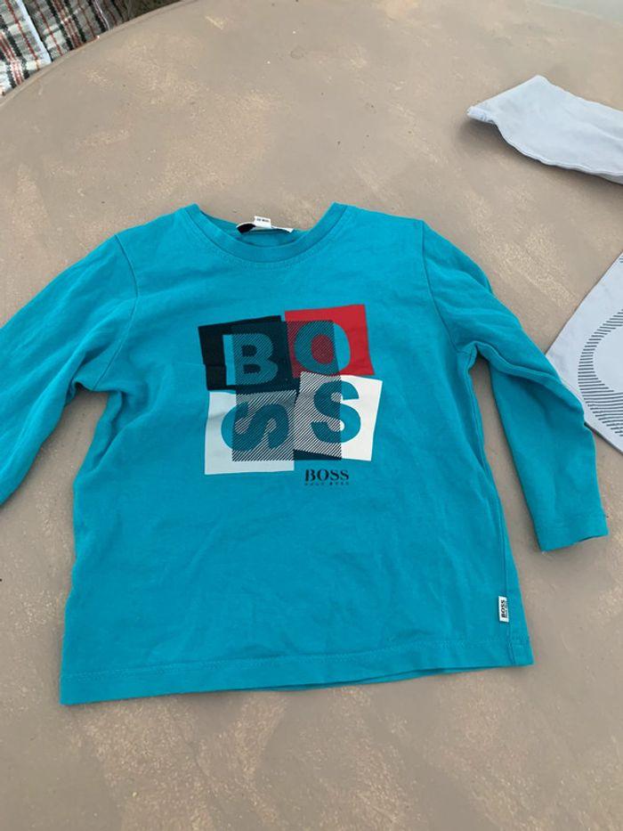 Lot de 5 t-shirt à manche longue hugo boss . - photo numéro 9