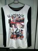 Teeshirt manches longues Glam Rock 14ans