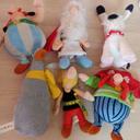 Lot de 6 peluches Astérix