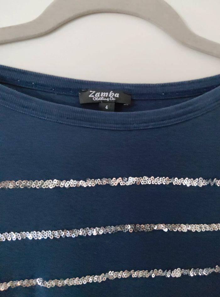 T-shirt manches longues avec sequins - photo numéro 4