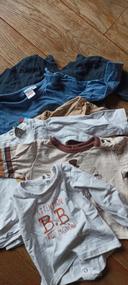 Lot de 6 teeshirts manches longues en 6 mois