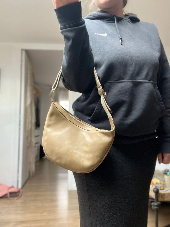 Sac épaule Gucci authentique en vrai cuir hobo beige marron - photo numéro 13