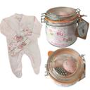 Cadeau naissance dans bocal Pyjama+ bonnet naissance