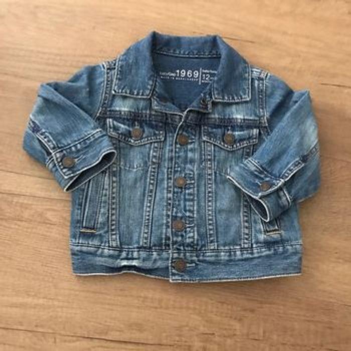 Veste en jeans gap baby 12-18 mois - photo numéro 1