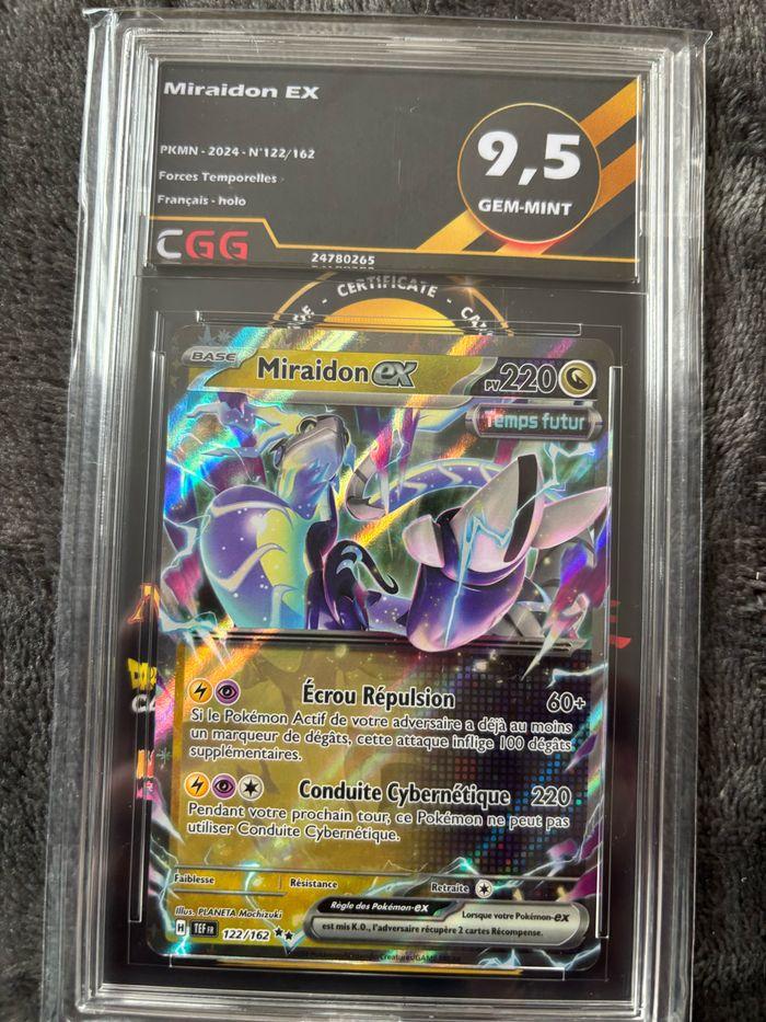 Carte Pokémon Miraidon EX  CGG 9.5