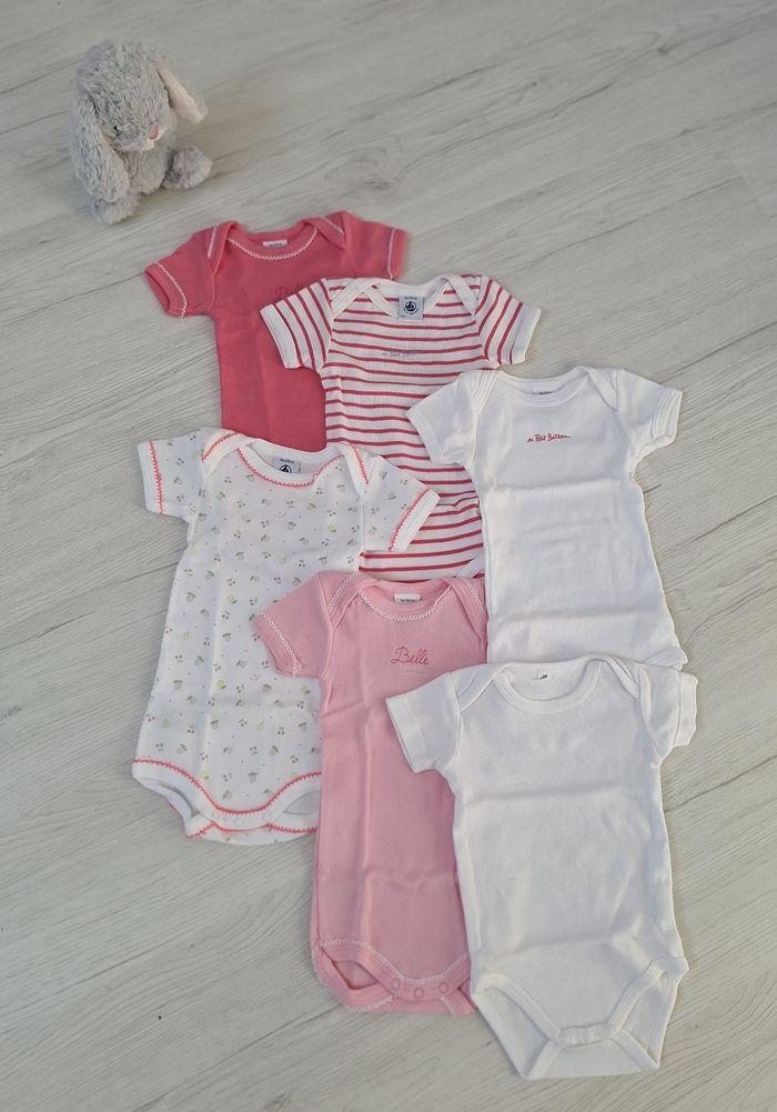 Lot bodies Petit Bateau 3 mois