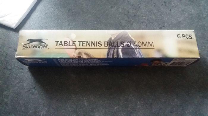 Boîte neuve de 6 balles de tennis de table - photo numéro 1