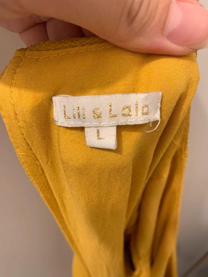 Robe Lili et Lala jaune moutarde - photo numéro 5