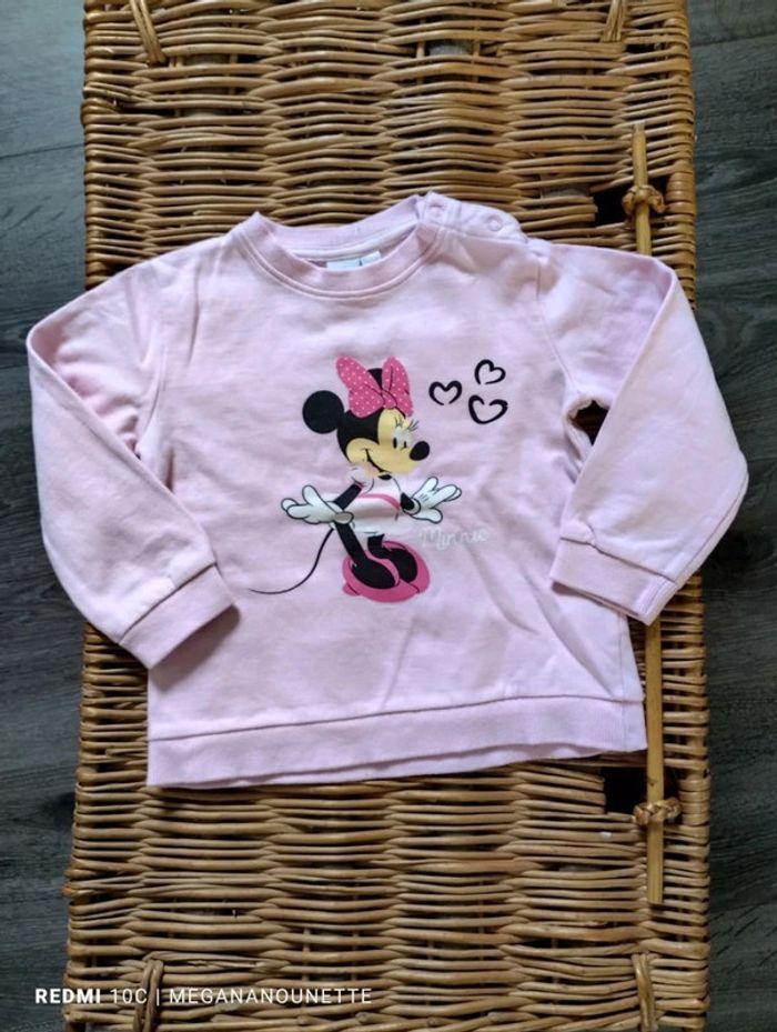 🦋 Pull Minnie 2 ans 86 cm Disney - photo numéro 1