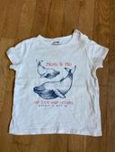 T-shirt MC baleine