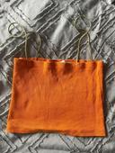 Top bandeau orange