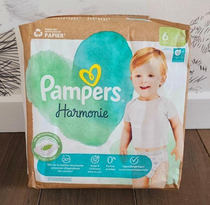 Couches Pampers Harmonie Taille 6 - 13+ kg - photo numéro 3