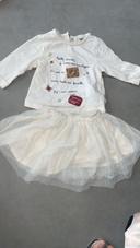 Ensemble pull et jupe bébé fille