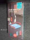 Neuf station d'accueil portable pour Nintendo Switch 4k bleu