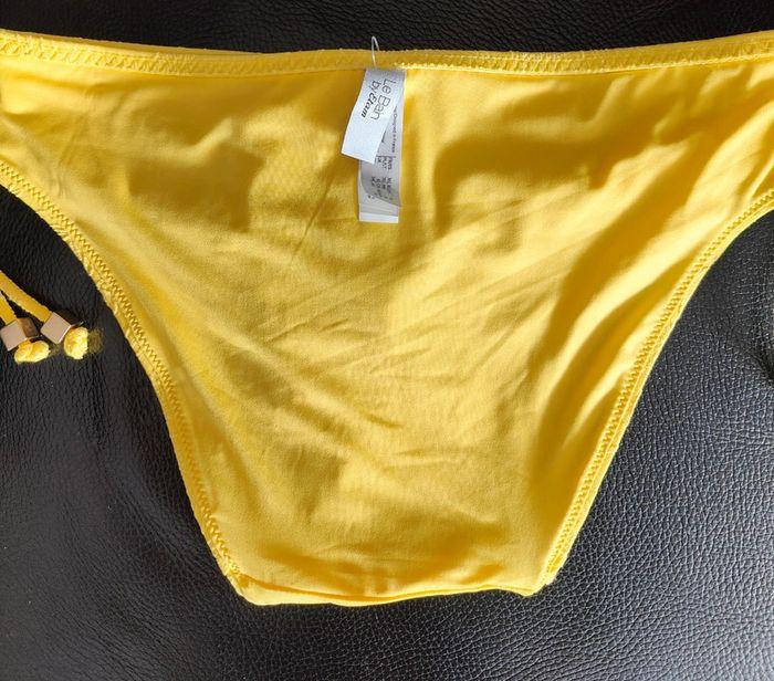 Bas de maillot de bain Etam jaune - photo numéro 5