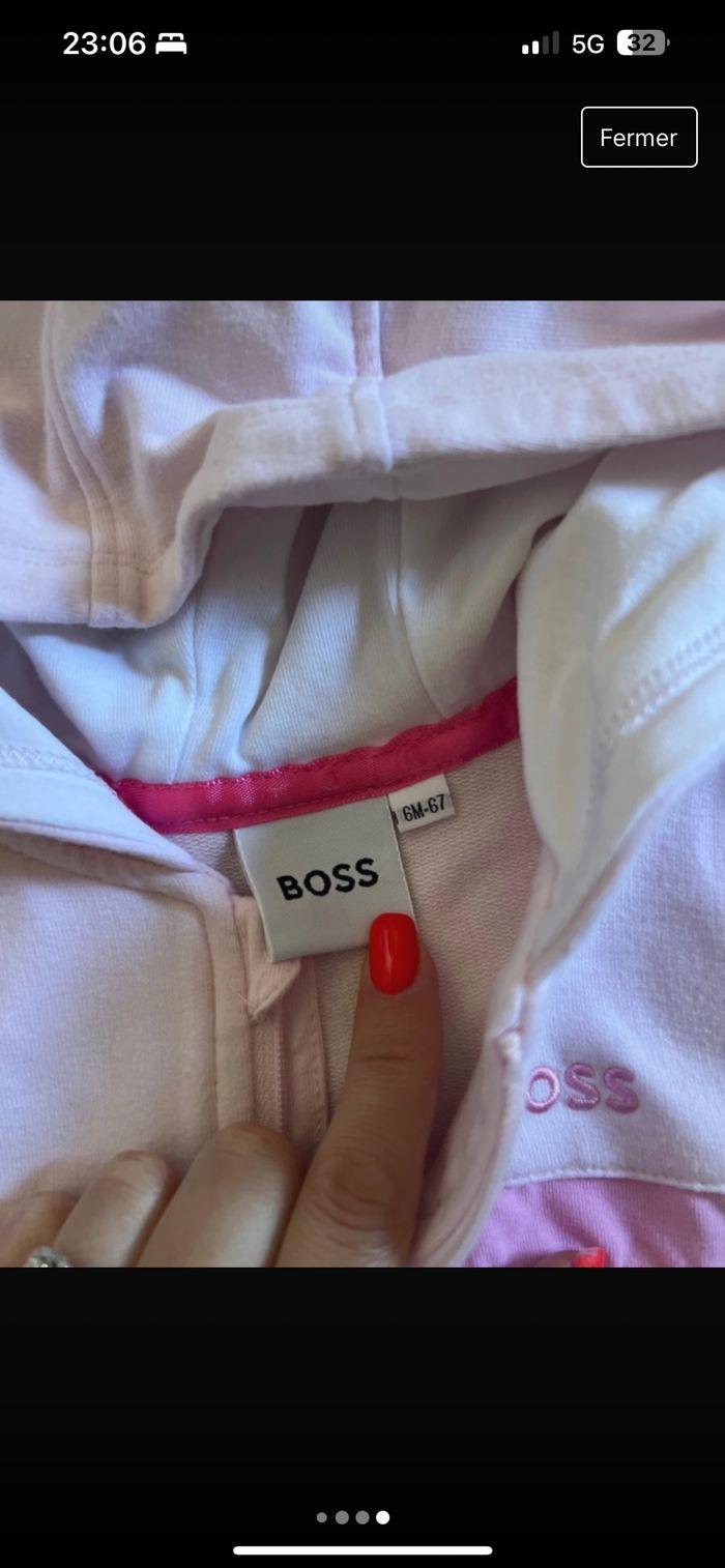 Ensemble jogging Hugo boss fille 6 mois - photo numéro 4