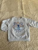 Sweat Kenzo gris 4ans authentique