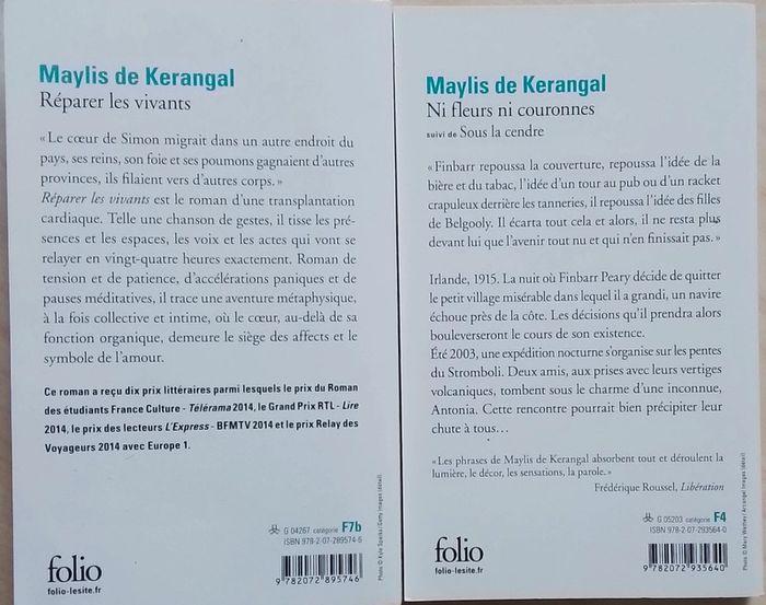 Livres de poche de Maylos de Kerangal - photo numéro 2